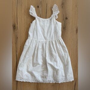 GAP White Eyelet Kids Dress